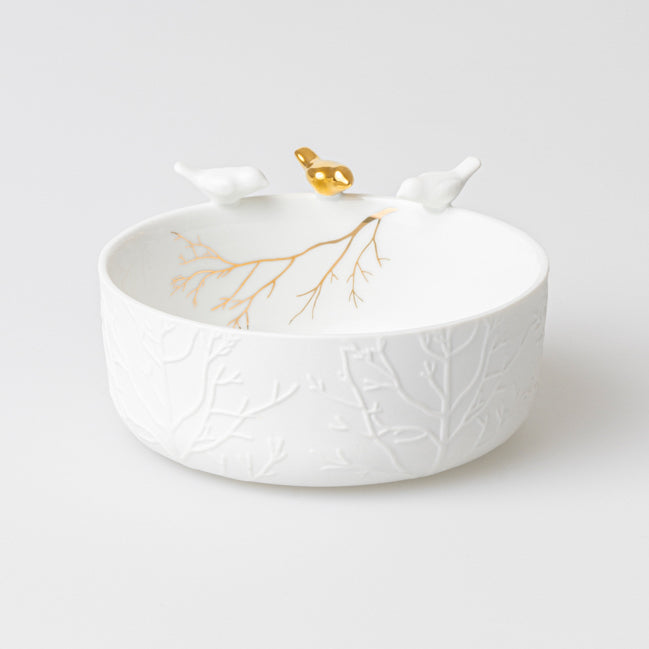 Dish · Golden bird, small