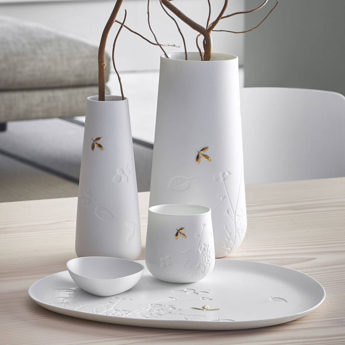 Table light "golden leaf"