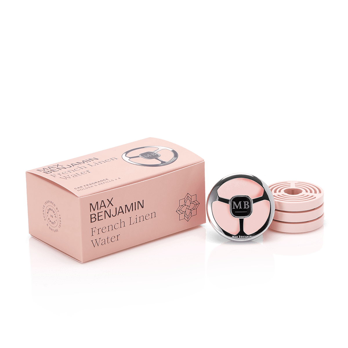 Car Fragance Dispenser Max Benjamin- French Linen Water