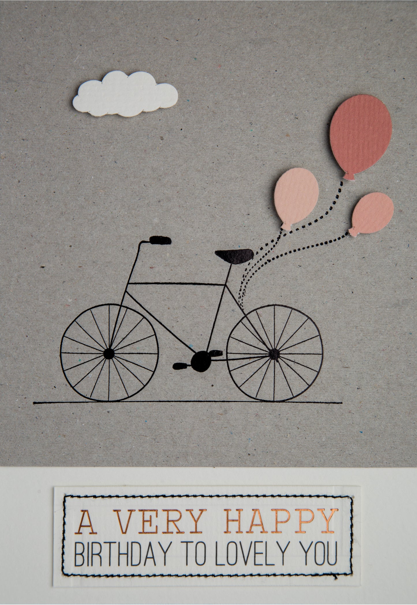 Greeting card "A very happy"
