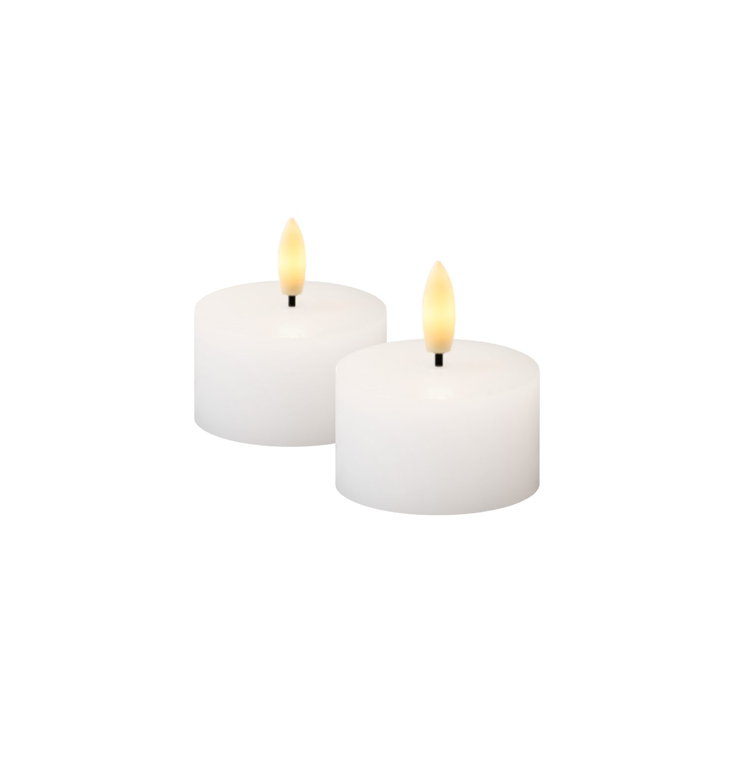 SILLE RECHARGEABLE TEALIGTH 2PCS