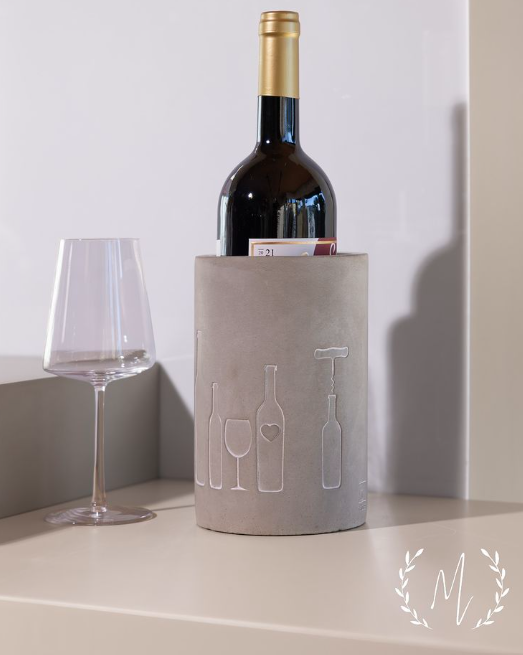 Concrete bottle cooler
