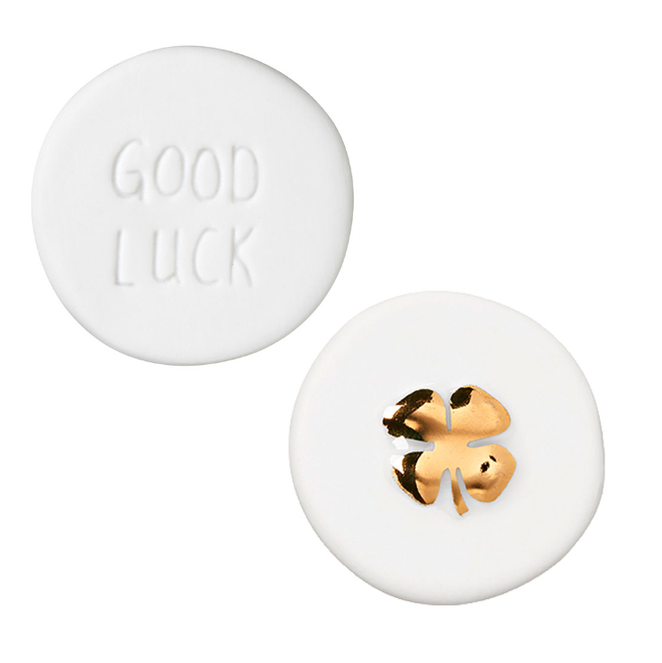 Lucky coin "Cloverleaf"
