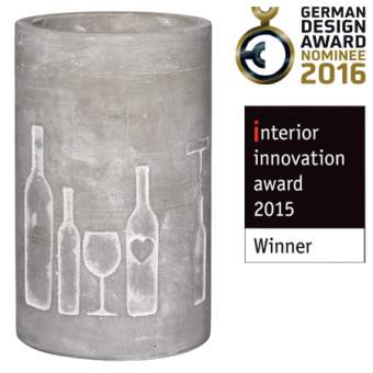 Concrete bottle cooler
