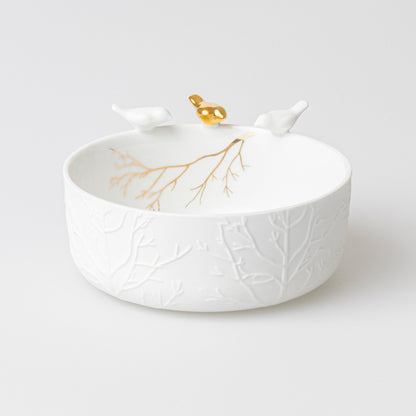 Dish · Golden bird, small