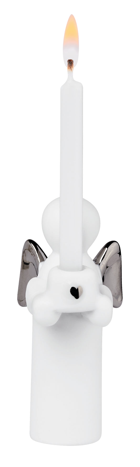 Guardian angel candle “silver”