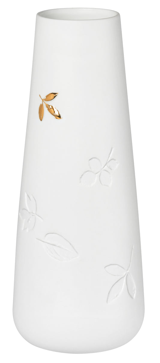 Vaso com folha dourada "pequeno"