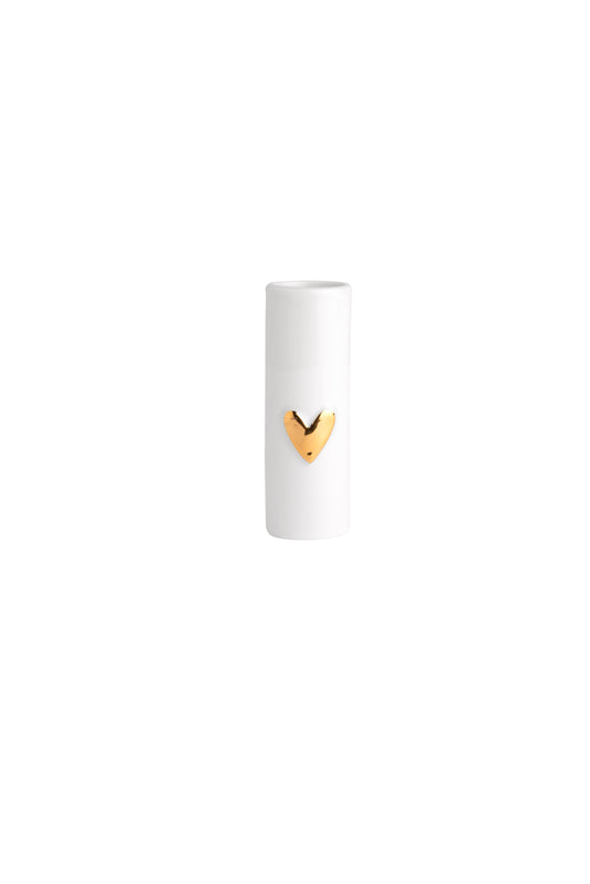 Mini vaso · Coração, dourado Conjunto de 2