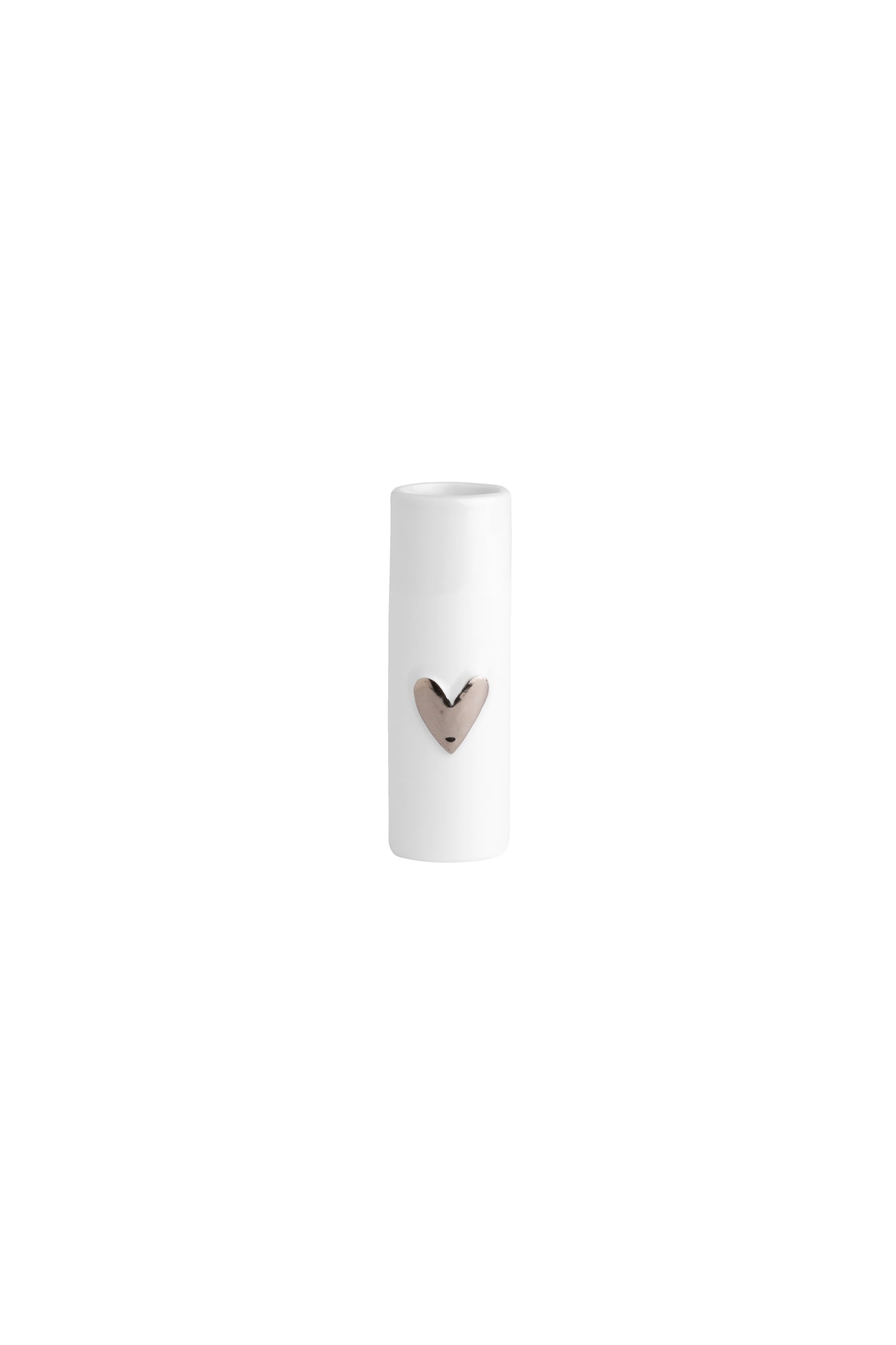 Mini vase · Heart, silver  Set of 2