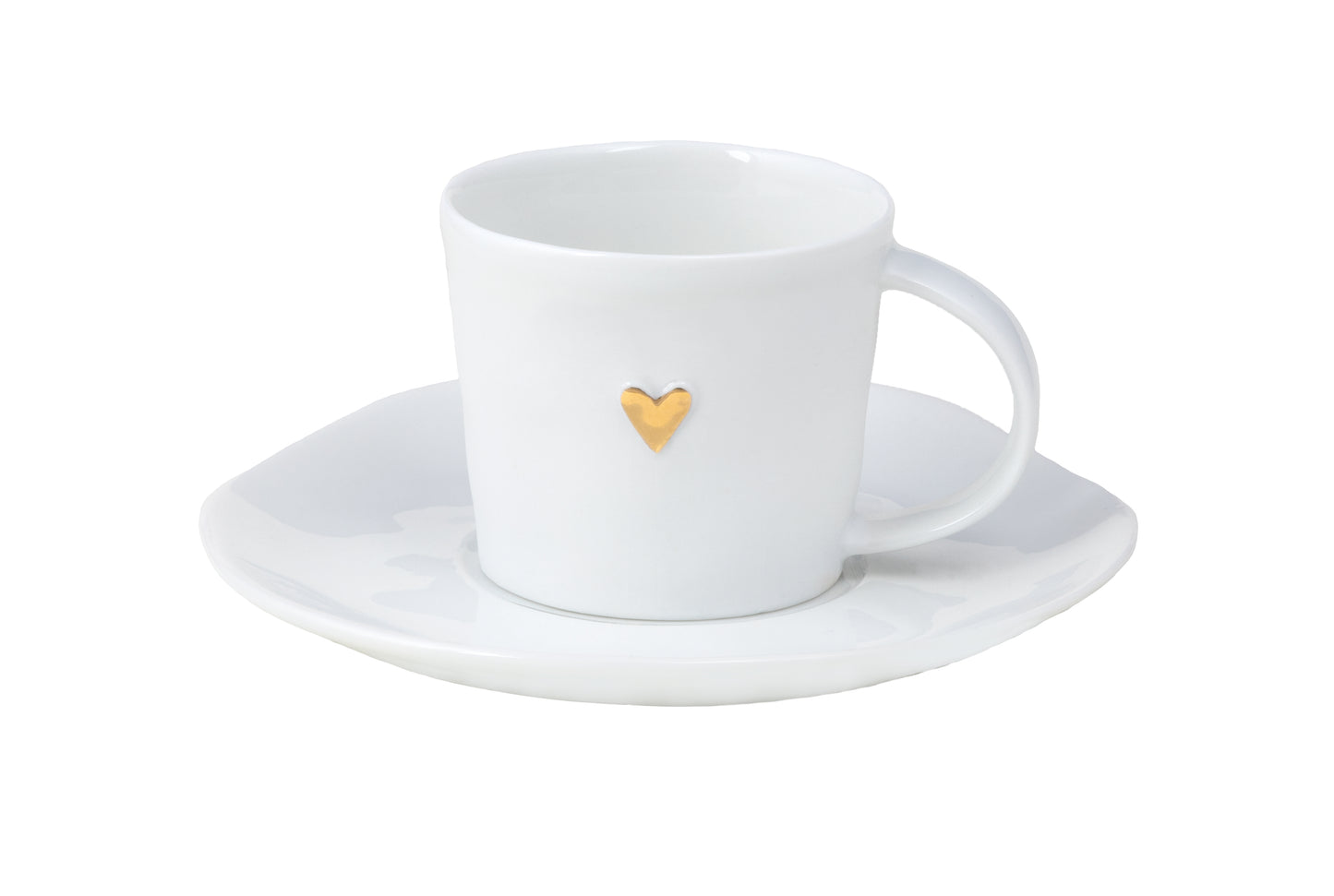 Expresso cup "gold heart"