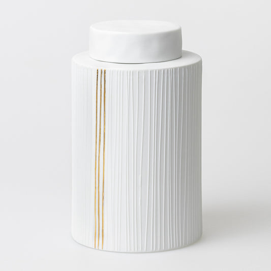 Caixa de porcelana "Listras"