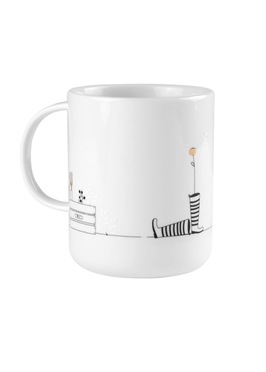 "Garden" gift cup | Porcelain cup