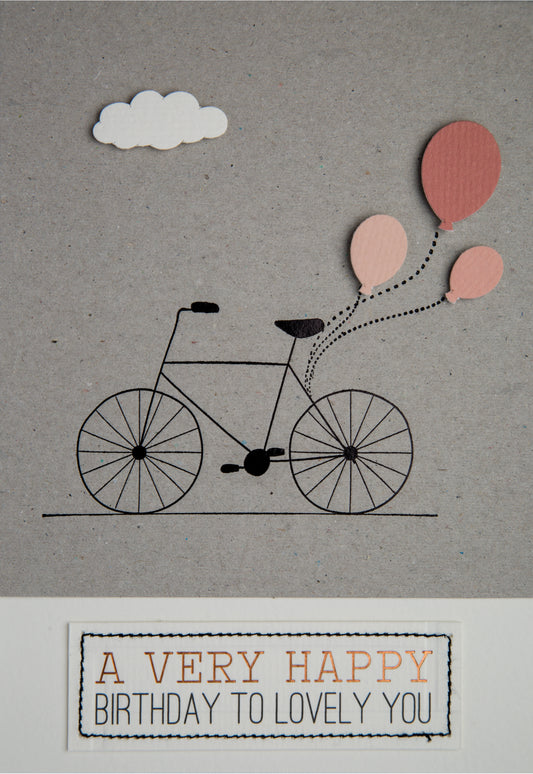 Greeting card "A very happy"
