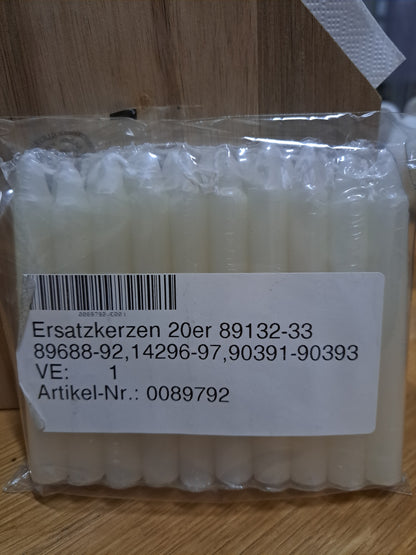 Replacement candles 20pcs sets