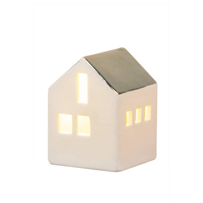 Casa grande com luzes