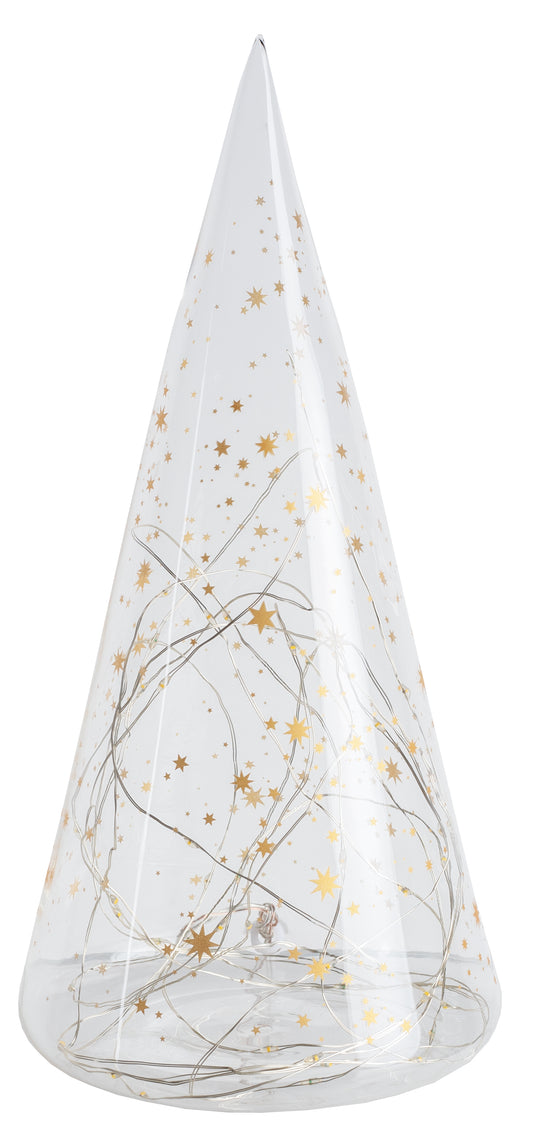 XL “Stars” LED glass tree