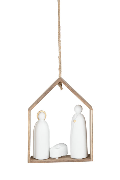 Winter fairy tale. Country house "Nativity scene"