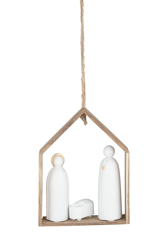 Winter fairy tale. Country house "Nativity scene"