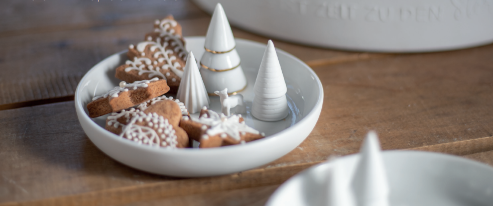 Porcelain stories. Bowl "Forest"