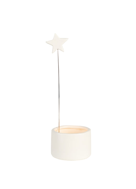 Tea light holder star