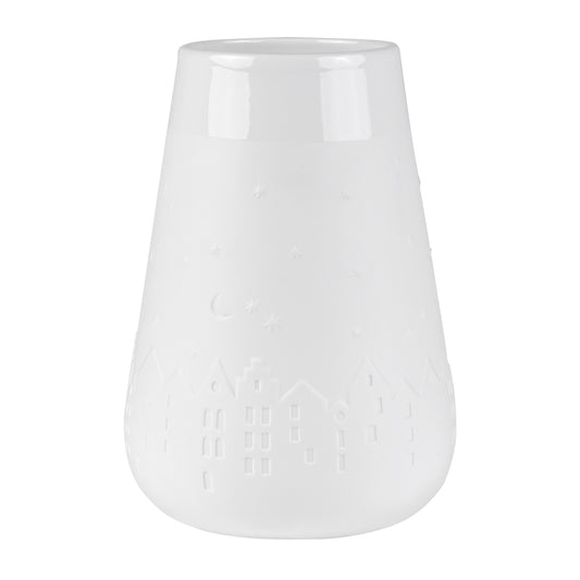 Vaso de poesia cidade de inverno