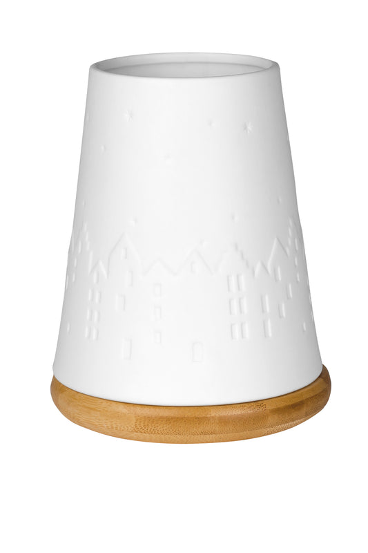 Poetry lantern winter town