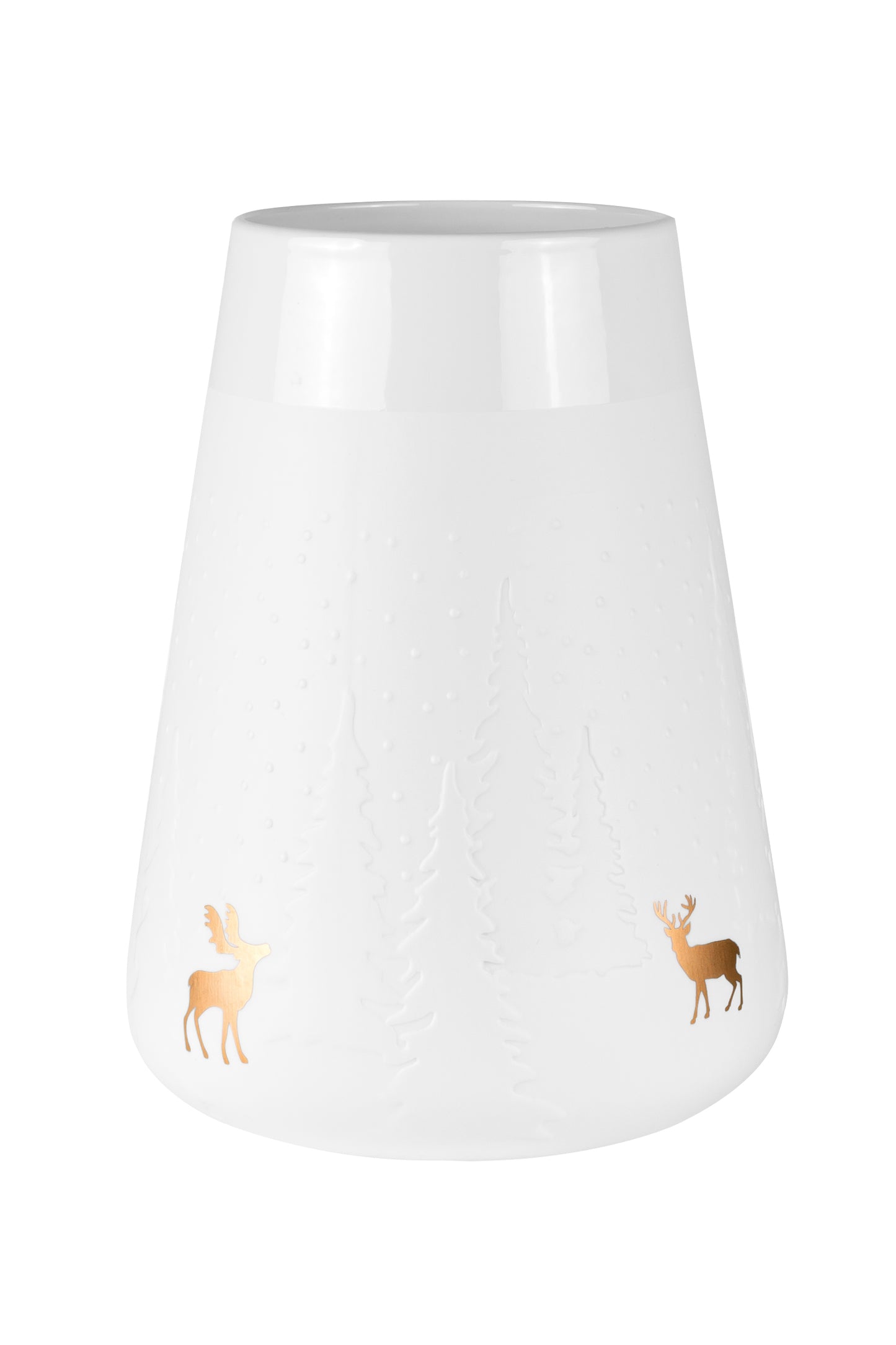 Poetry vase winterlandscape