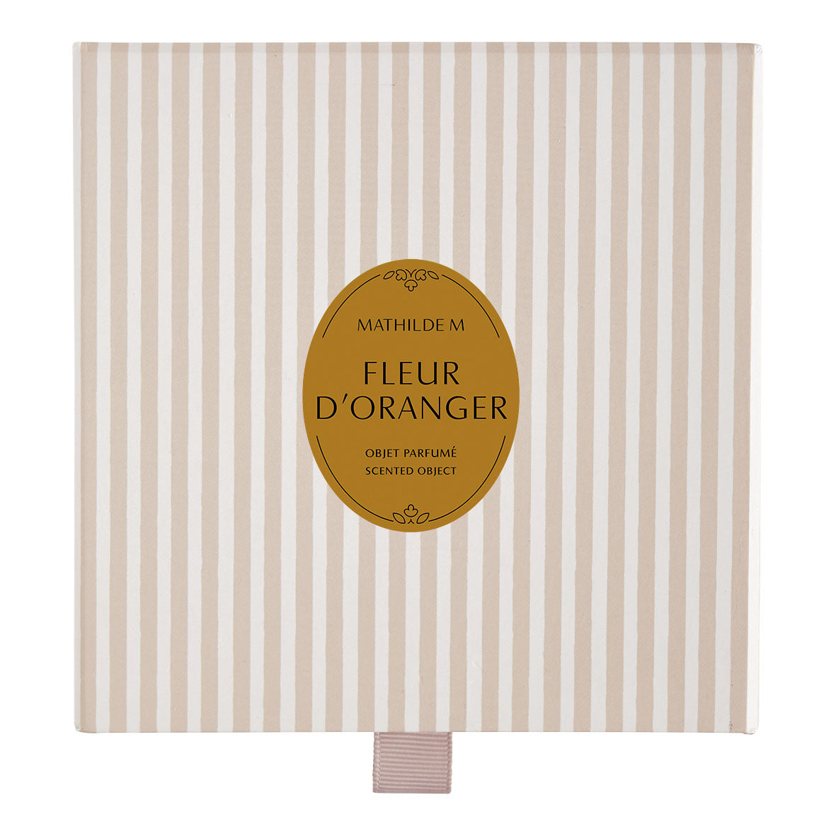 Decoração Perfumada com Coração Bordado -Fleur D'oranger