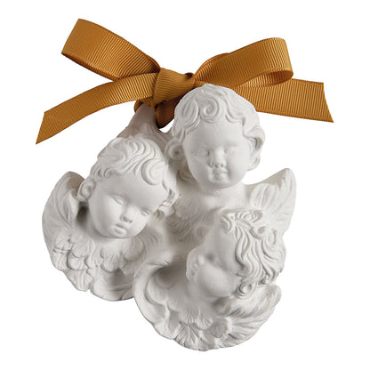Decoração Perfumada com Coração Bordado -Fleur D'oranger