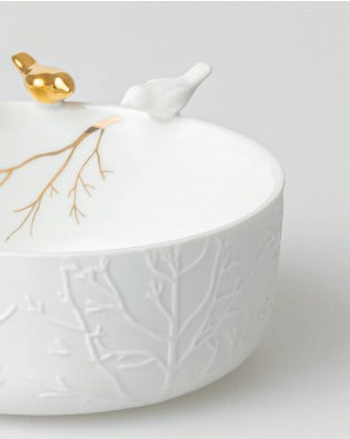 Dish · Golden bird, small