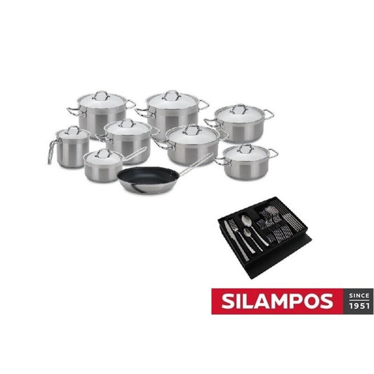 PROF TEJO SILAMPOS - CONJ. 9-PIECE SET + 24-PIECE CUTLERY