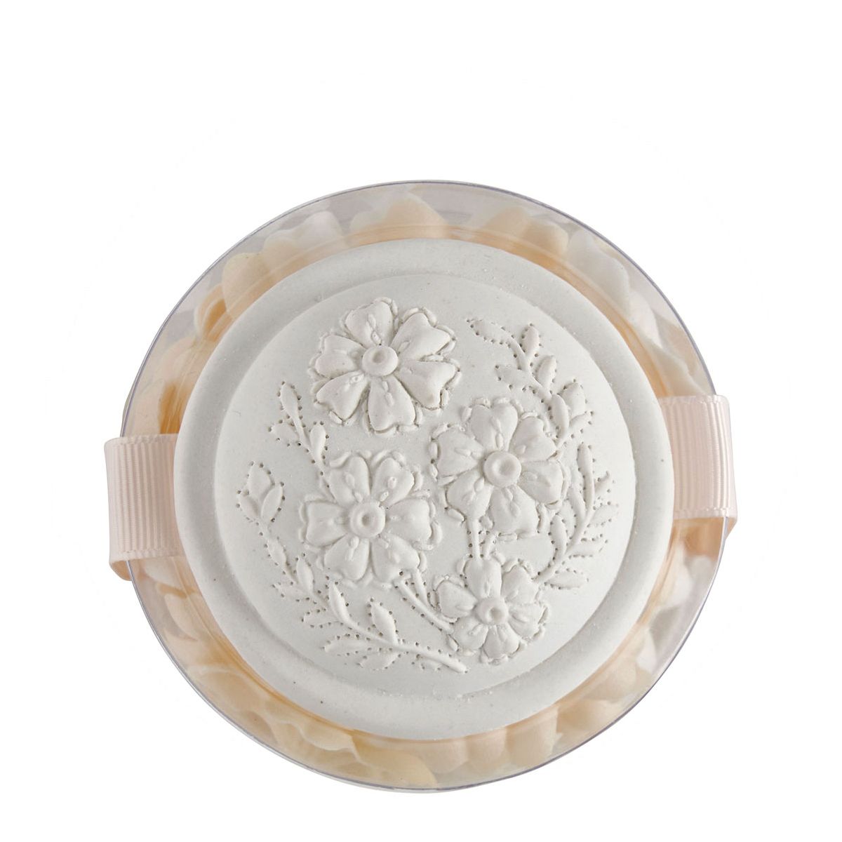 Caixa de sabonetes perfumados de pétalas brancas e nude - Parfum Rose