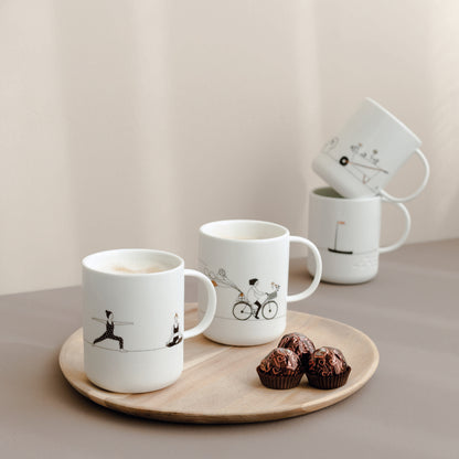 "Yoga" gift cup | Porcelain cup