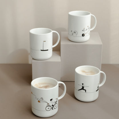 "Sailing" gift cup | Porcelain cup