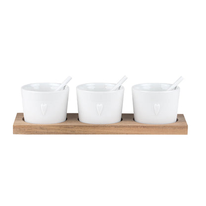SERVED THREE WAYS HEART