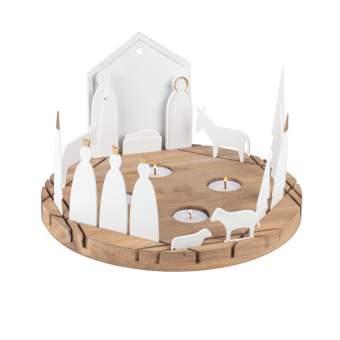 Light object round "Nativity scene"