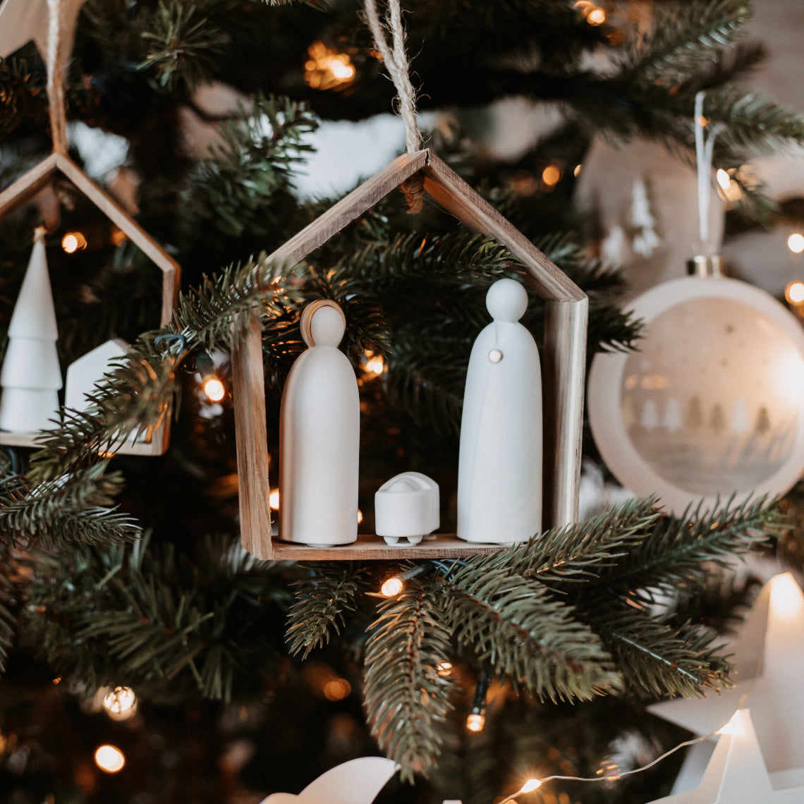 Winter fairy tale. Country house "Nativity scene"