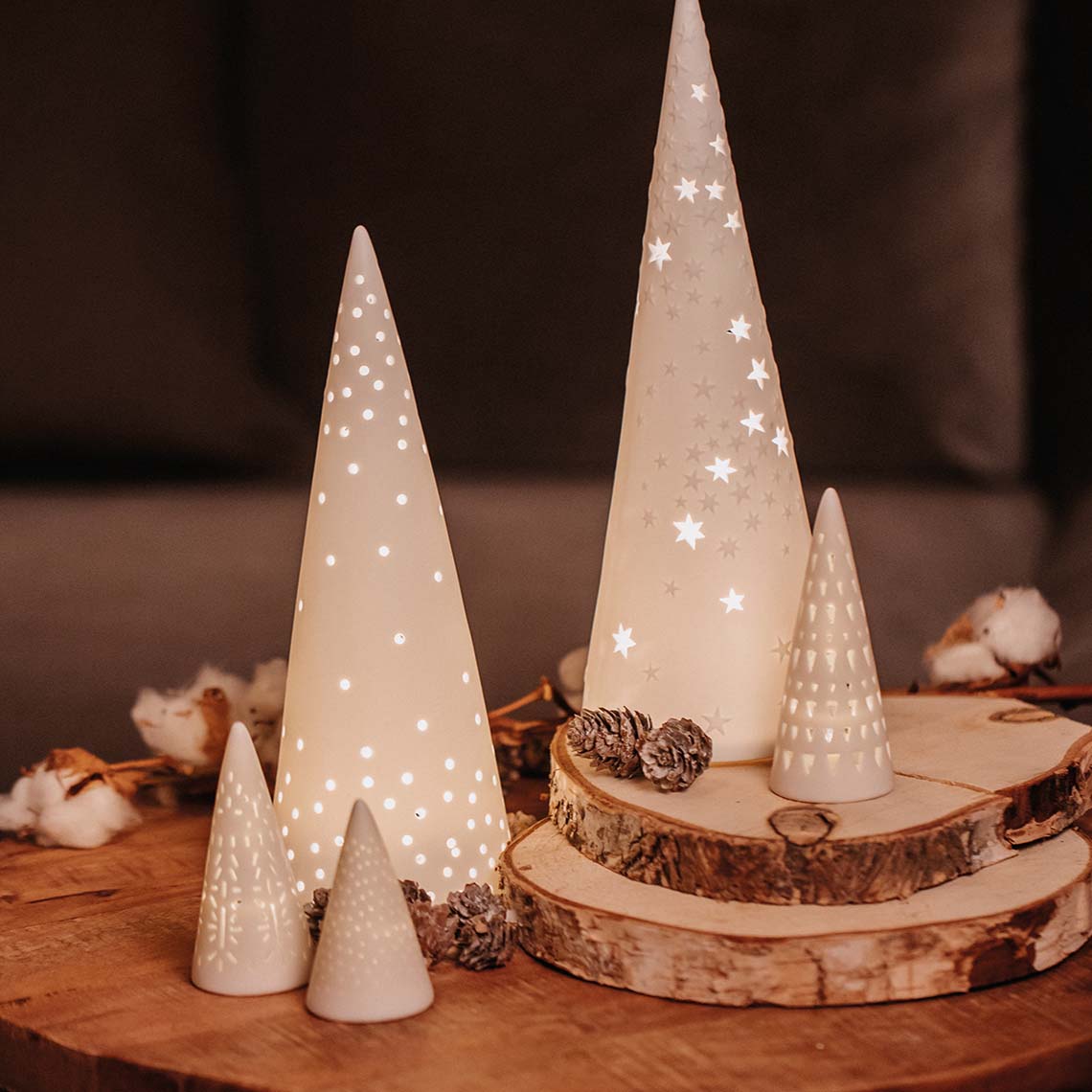 Christmas tree with stars