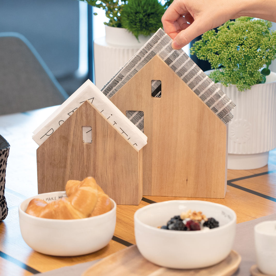 NAPKIN HOUSE LARGE ACACIA