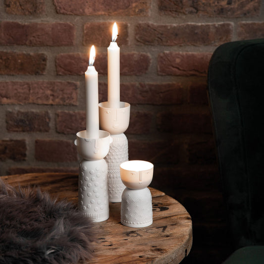 Candlestick holders and tealight holders