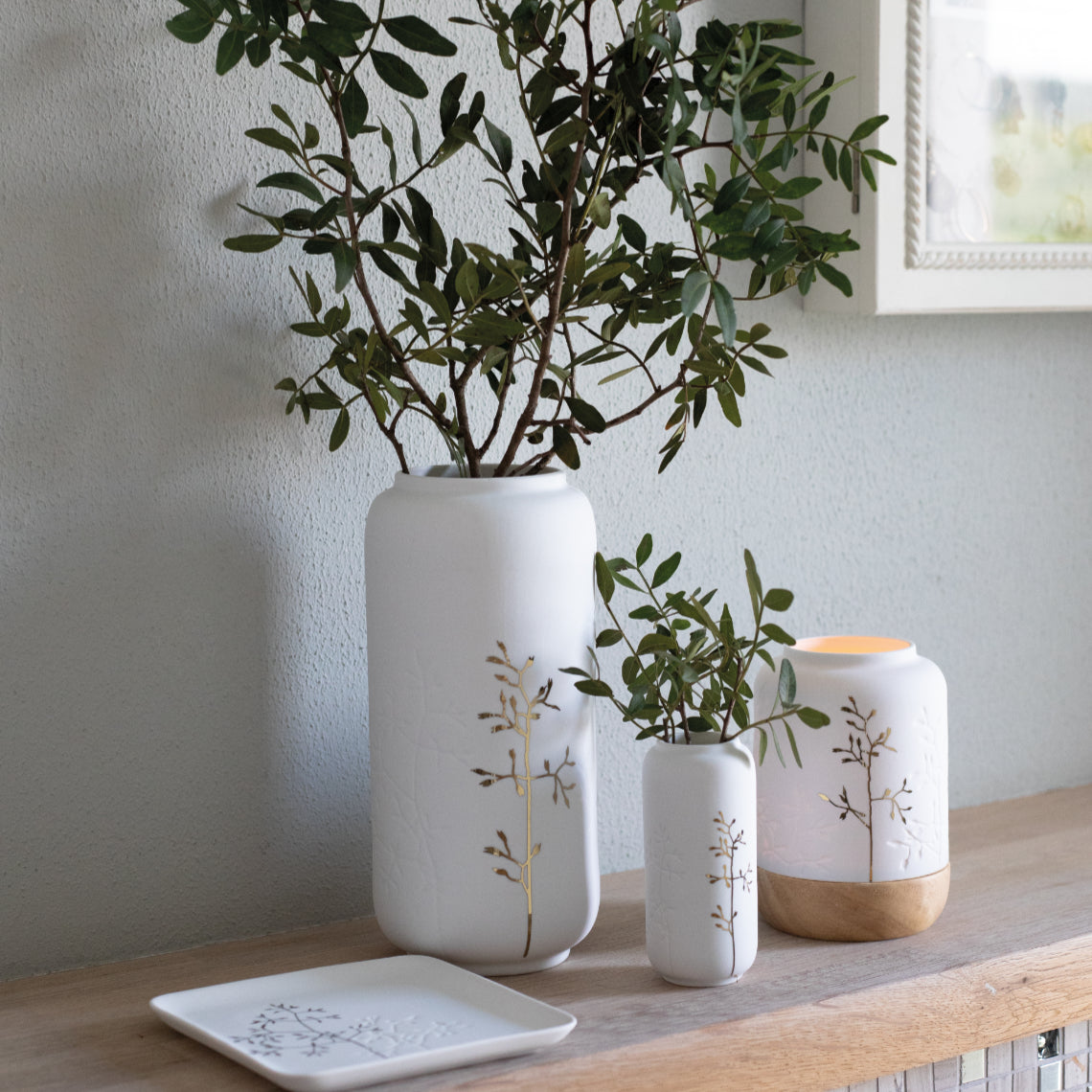 Candle holders and vases