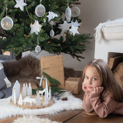 Light object round "Nativity scene"