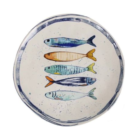Shallow dish 26CM FISH COLLECTION | THE MEDITERRANEA