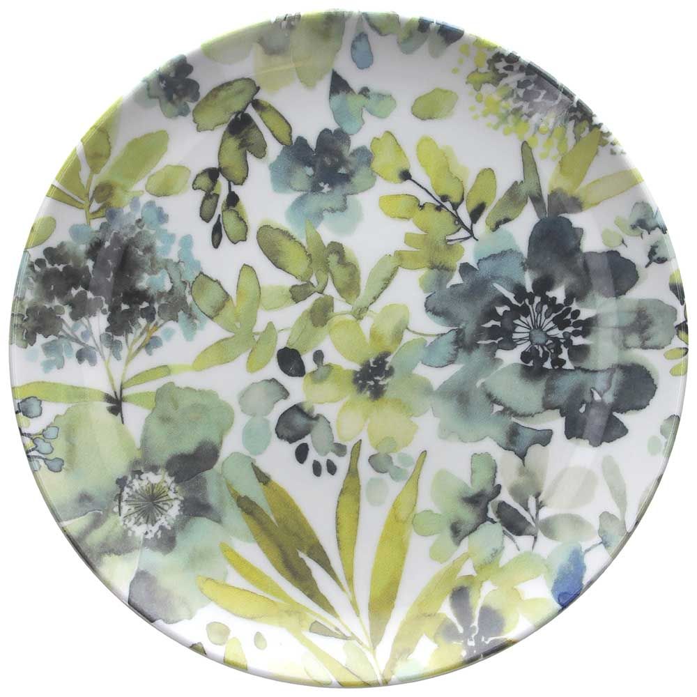 Dinner plate cm 26 Ofelia Porcelain Green Ofelia Collection