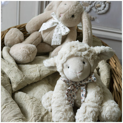 Peluche de olhos brancos