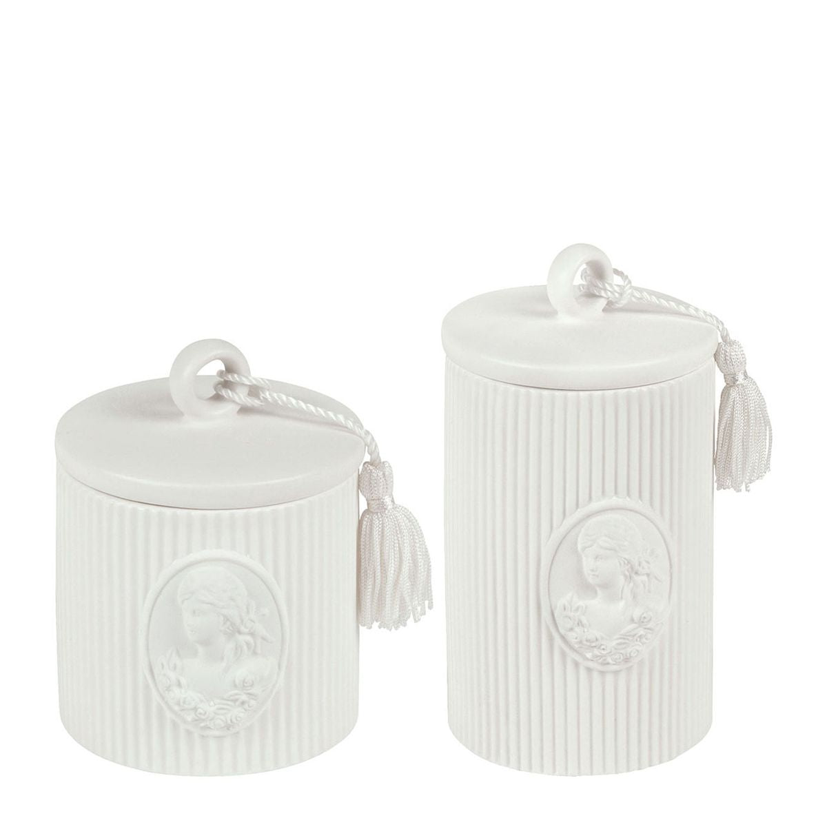Conjunto de 2 potes de algodão Marquise