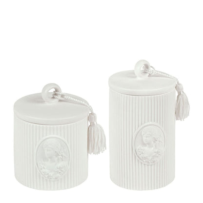 Conjunto de 2 potes de algodão Marquise